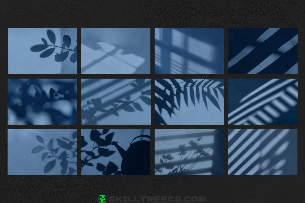 图片[4]-Aesthetic Floral Shadows Overlays（165041）-技能树